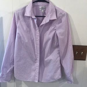 J. Crew stretch lilac dress shirt